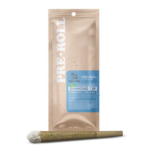 1.5g Diamond Tip Pre-Roll - Indica Blend - THCA - 1 Joint - Thumbnail 3