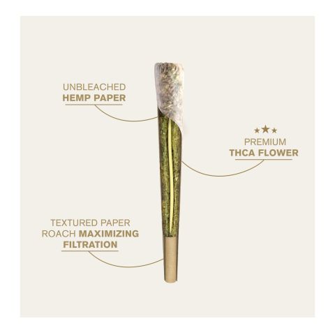 1.5g Hash Hole Pre-Roll - Sativa Blend - THCA - 1 Joint - Thumbnail 2