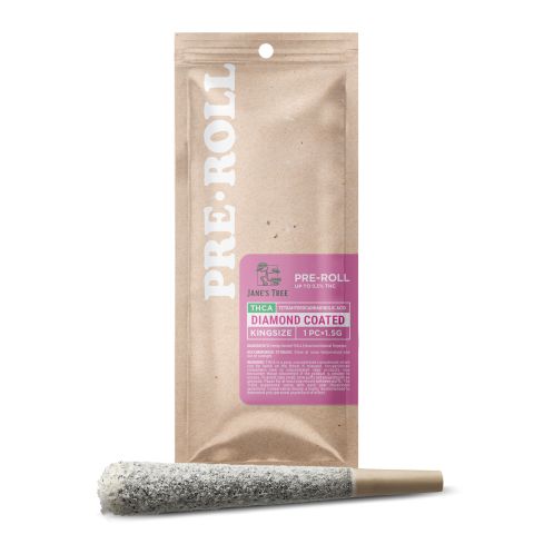 1.5g Diamond Coated Pre-Roll - Indica Blend - THCA - 1 Joint - Thumbnail 3